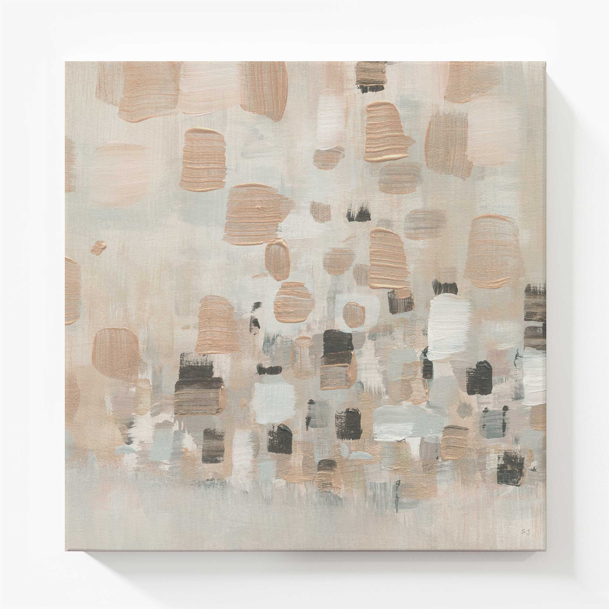 Earthen Harmony Abstract Large Canvas Print - Modern Wall Art for Living Room, Bedroom & Office Decor