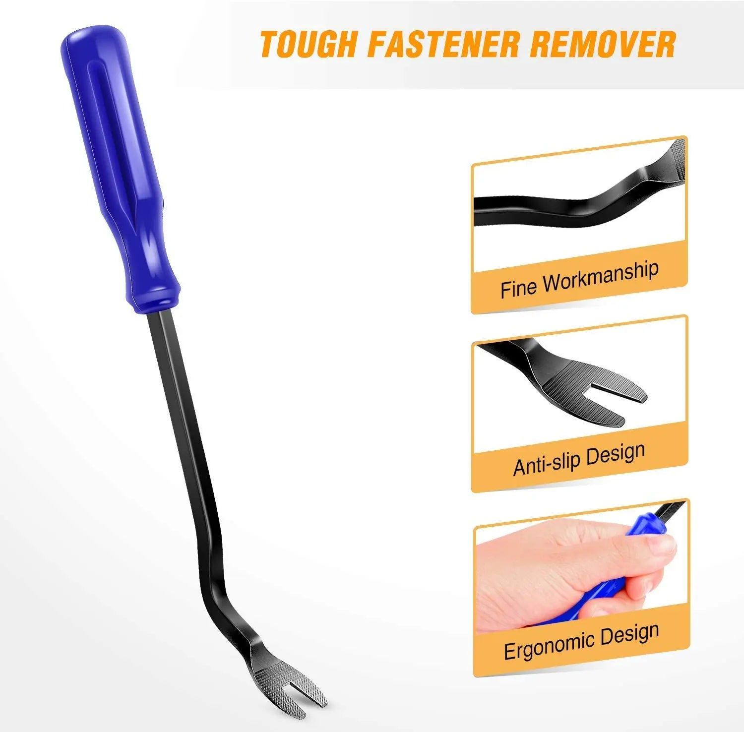 5-Piece Auto Trim Removal Tool Set - Blue - Perfect for Car Interior Detailing & DIY Auto Repair