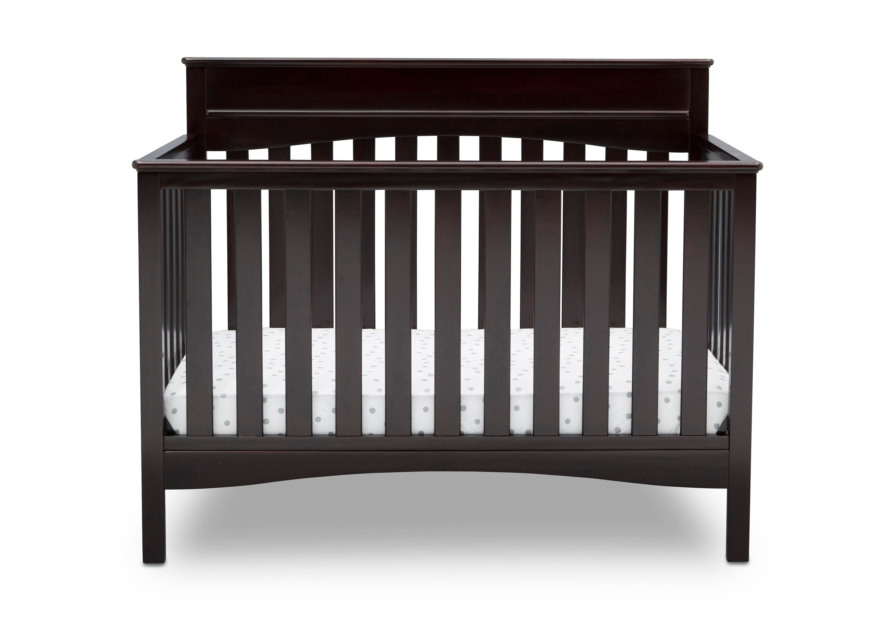 Skylar 4-in-1 Convertible Baby Crib - Toddler Bed, Daybed & Full-Size Bed - Safe & Stylish Nursery Furniture for Newborns to Teens - Perfect for Bedrooms, Daycare & Guest Rooms