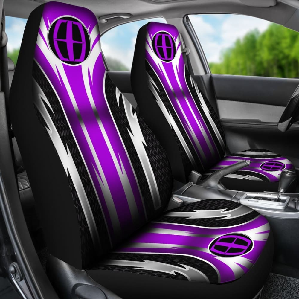 Premium 2-Piece Front Lincoln Seat Covers - Soft Purple Car Seat Protectors (Model 144627) | Perfect for Daily Commuting & Road Trips