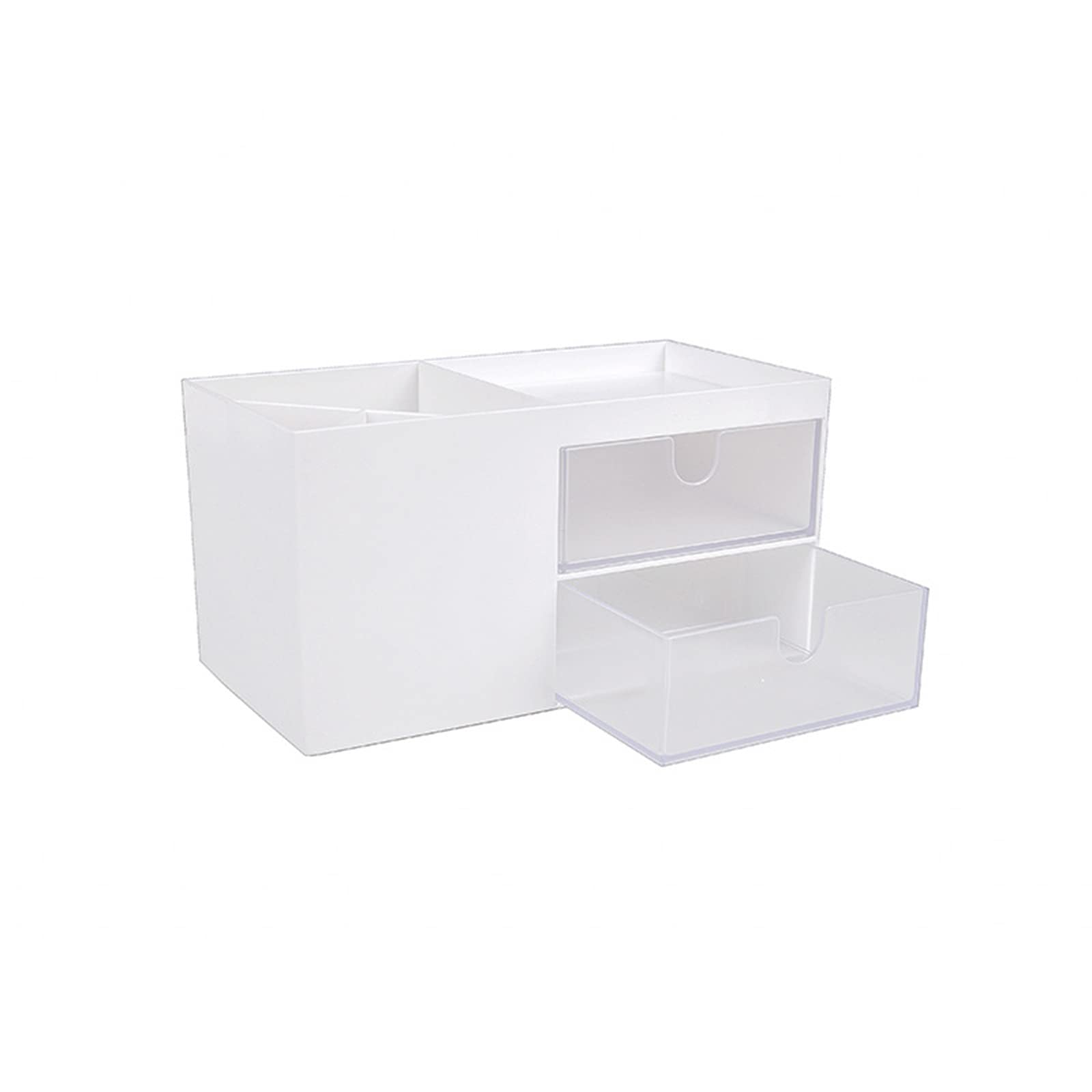 Nordic Style Cosmetic Storage Box - Ins Desktop Organizer for Makeup, Stationery & Office Supplies | Perfect for Dorm, Home & Office Organization