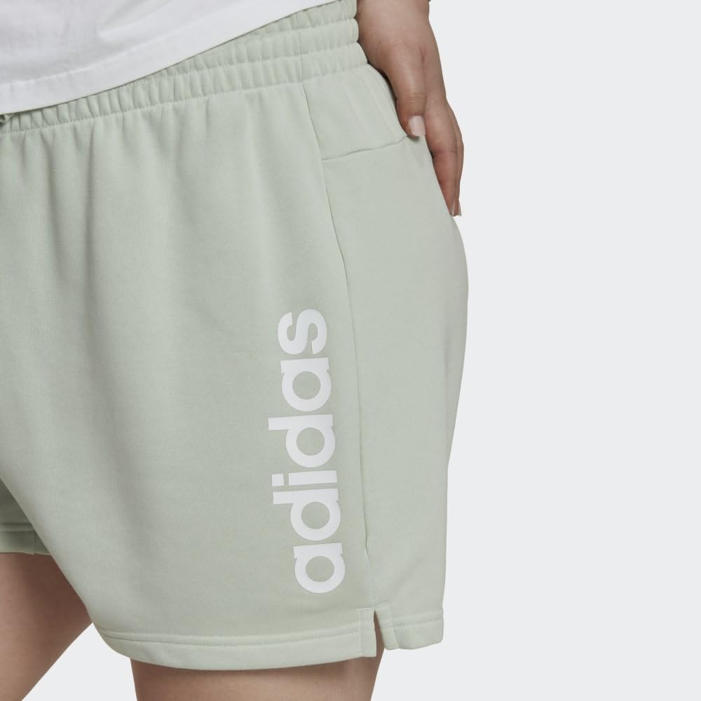 Adidas Women's Essentials Slim 3-Stripes Athletic Shorts - Lightweight Workout & Running Shorts for Gym, Yoga, and Casual Wear