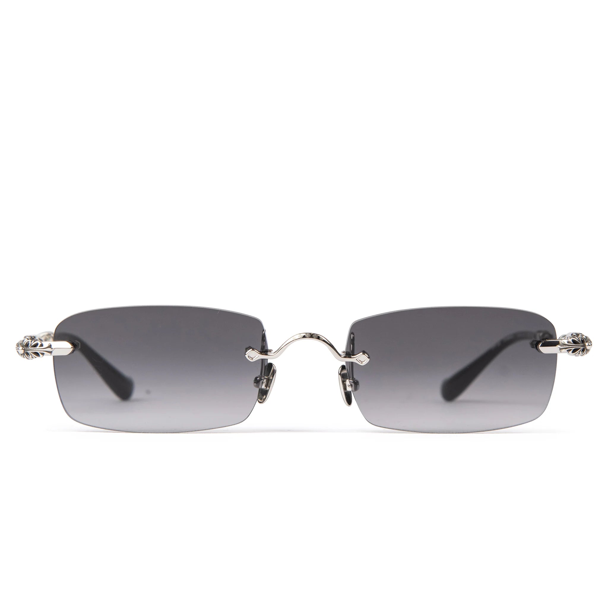 Chrome Hearts Pills III Silver Black Sunglasses - Luxury Designer Shades for Men & Women - UV Protection - Perfect for Outdoor Activities, Travel & Fashion Statements