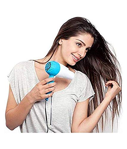 Professional Hot & Cold Hair Dryer with 2 Speed Settings, Thin Styling Nozzle & Diffuser - Blow Dryer for Men & Women - Perfect for Home Salon, Travel & Daily Styling