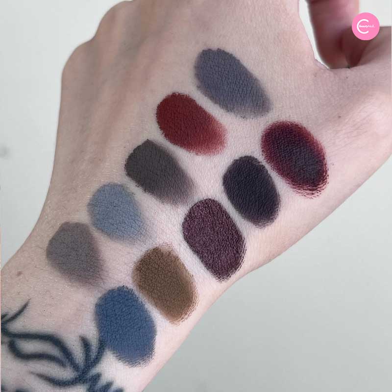 Shellwe Makeup Misty Spirit 10-Color All Matte Eyeshadow Palette - Long Lasting Pigmented Neutral Shades for Everyday & Party Makeup Looks