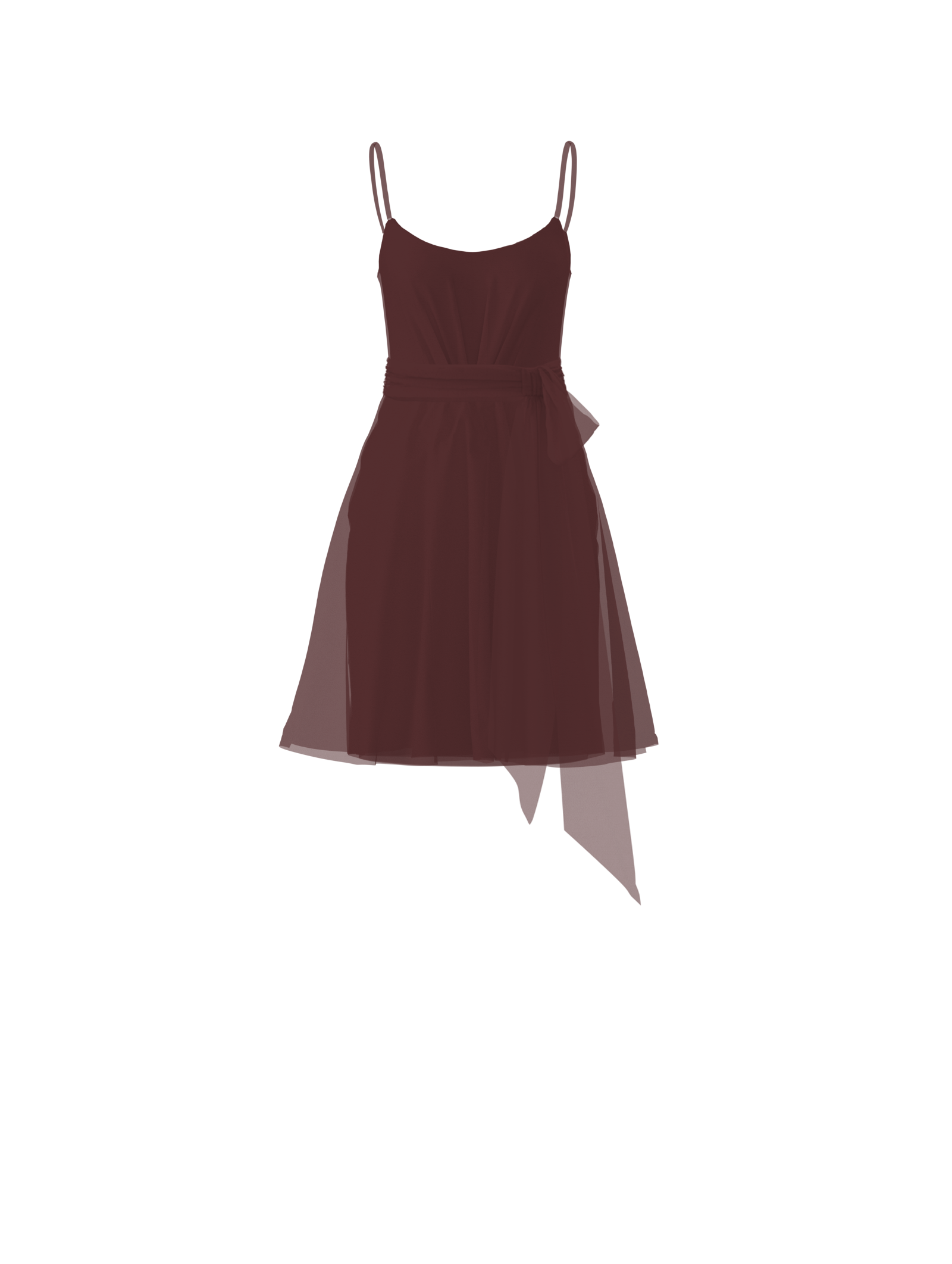 Campbell Bodice & Carla Skirt Set with Sash Belt - Elegant Ruby Red Outfit for Women | Perfect for Parties, Weddings, and Special Occasions