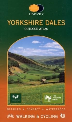 Yorkshire Dales Outdoor Atlas - Waterproof Hiking Map for Camping, Backpacking & Adventure Travel | Perfect for UK Hillwalking & Countryside Exploration