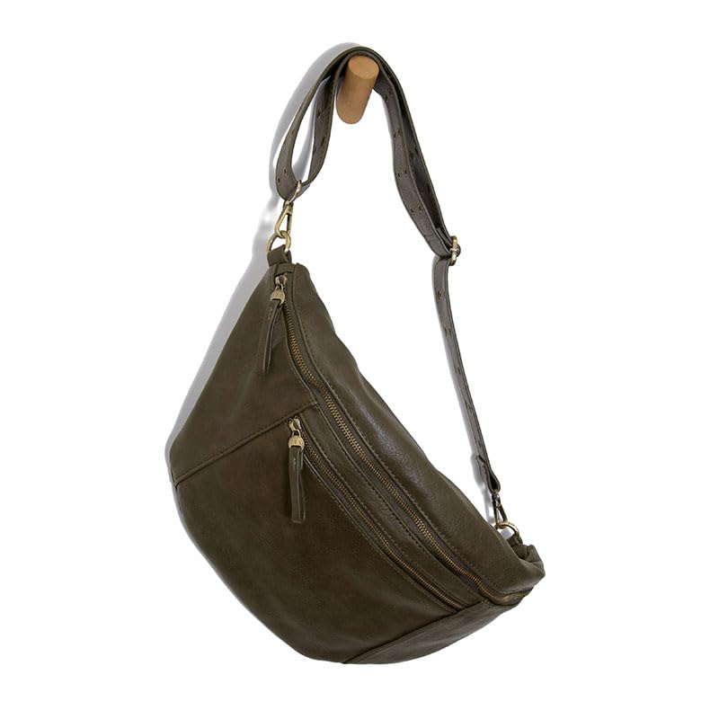 Joy Susan Mel Large Sling Crossbody Bag for Women - Stylish Leather Shoulder Purse with Adjustable Strap, Perfect for Travel, Work & Everyday Use