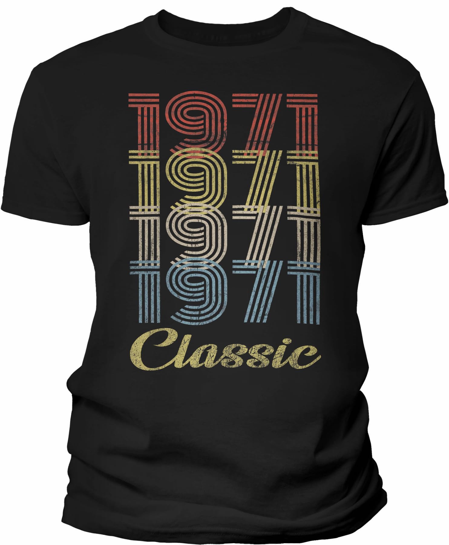 1971 Vintage 54th Birthday Gift for Men - Classic Retro T-Shirt - Perfect for 54th Birthday Parties & Celebrations