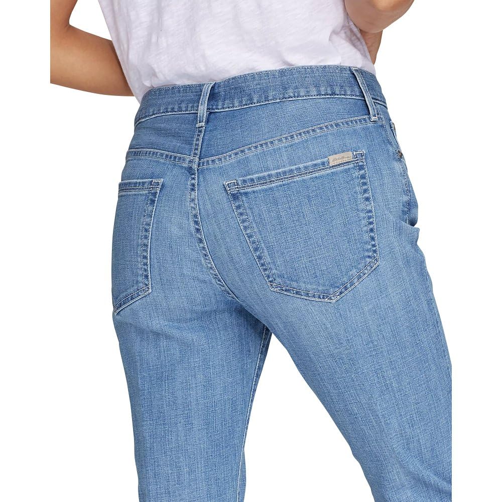 Eddie Bauer Women's Boyfriend Slim Fit Jeans - Comfortable Stretch Denim Pants for Casual Wear & Everyday Outfits
