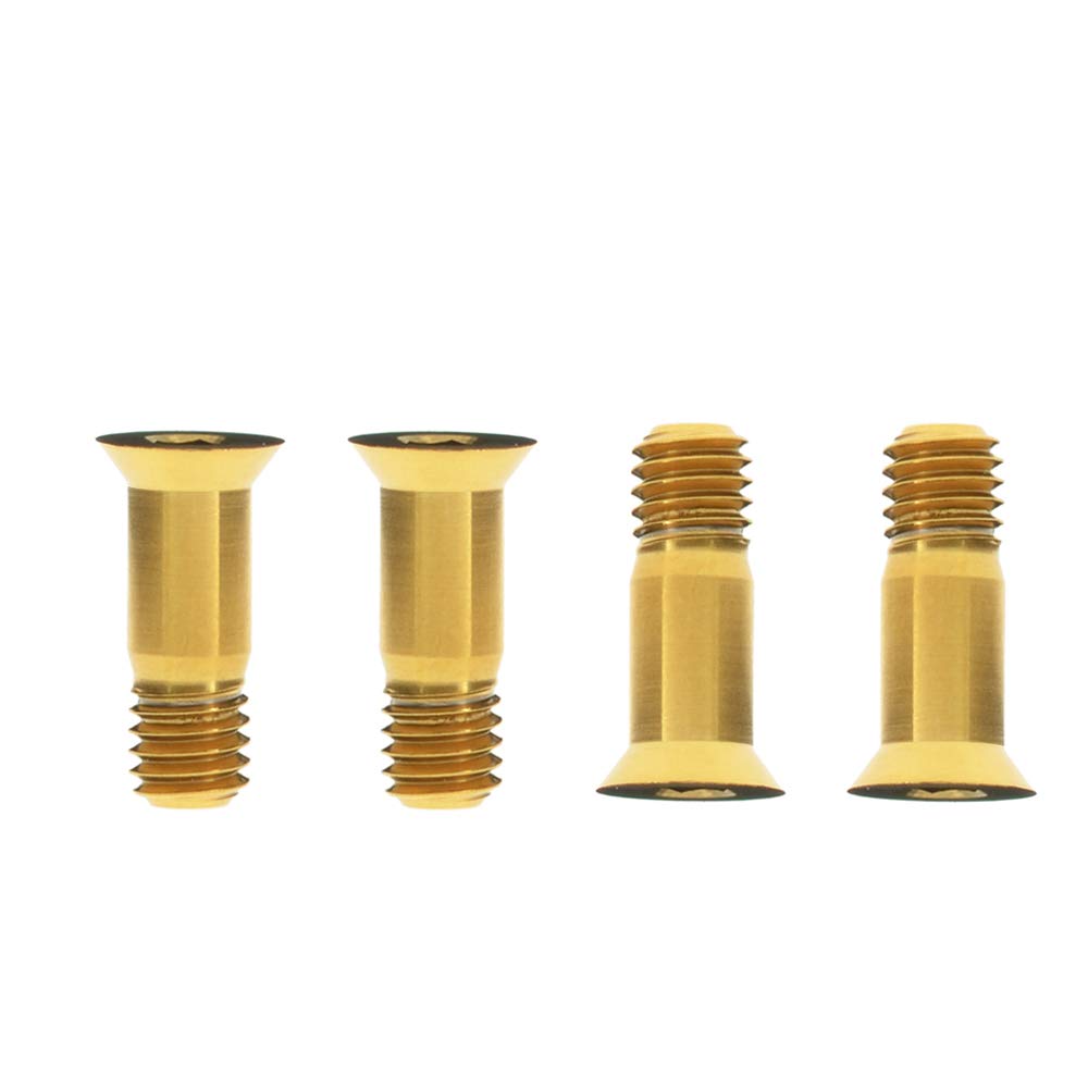 Titanium M5x14.5mm Bike Bolts - Allen Screws for Rear Derailleur Jockey Wheel - Cycling Parts (Pack of 4) for MTB & Road Bikes