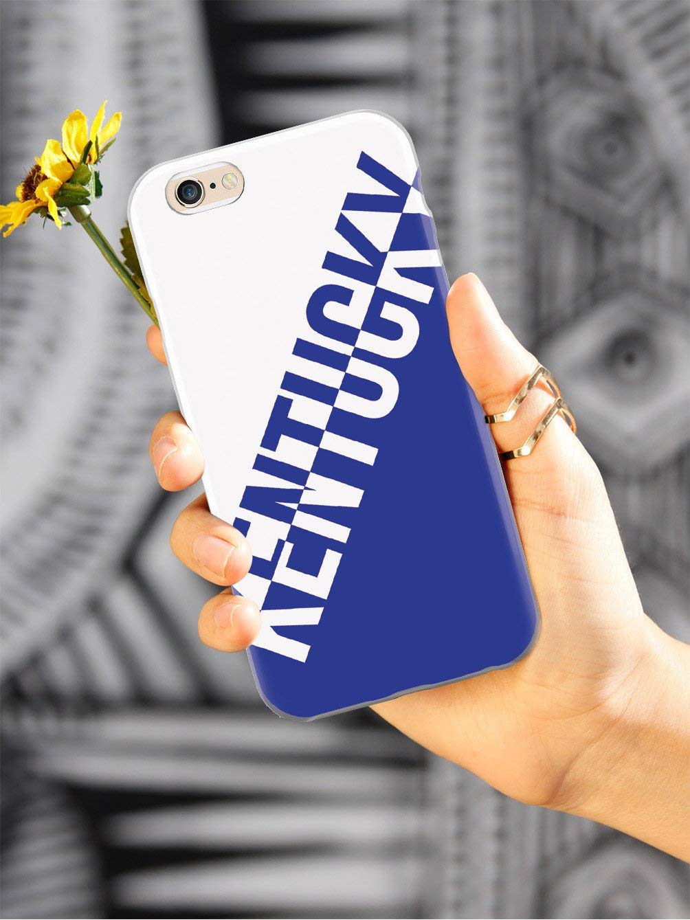 Kentucky State Pride iPhone SE Case - 3D Textured Protective Cover for Apple iPhone SE (2020/2022) - Shockproof & Slim Design - Perfect for Travel, Work & Everyday Use