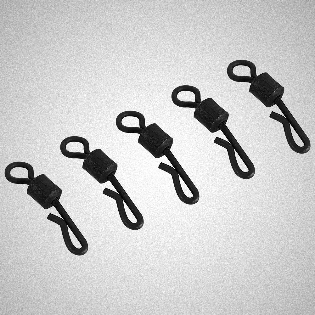 VGEBY 25pcs Barrel Fishing Swivels - Size 3 Rolling Ball Bearing Swivel for Saltwater & Freshwater Fishing - Durable Fishing Tackle for Bass, Trout & Walleye (Great for Boat, Pier & Shore Fishing)