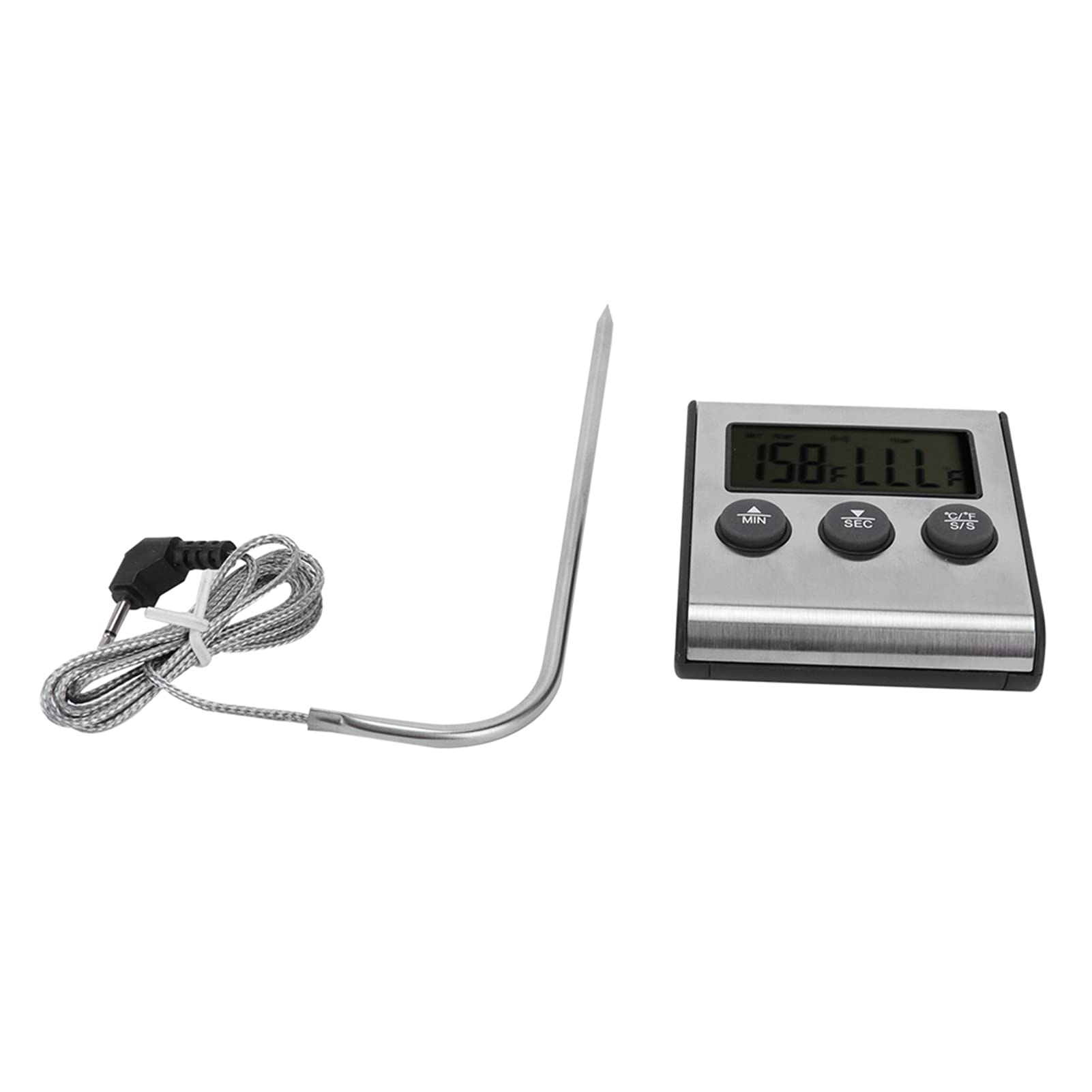 Digital Countdown Timer with Convenient BBQ Function - Plastic Kitchen Timer for Cooking, Baking & Grilling | Perfect for Home, Restaurants & Outdoor Barbecues