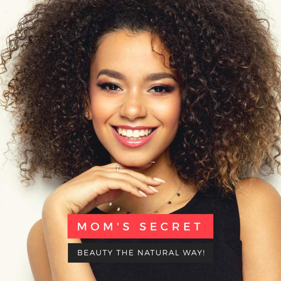 Mom's Secret 100% Natural Lip Gloss - Organic, Vegan, Gluten Free & Cruelty Free - Made in USA - 0.18oz Berry Boop Flavor - Perfect for Daily Moisturizing & Natural Makeup Looks
