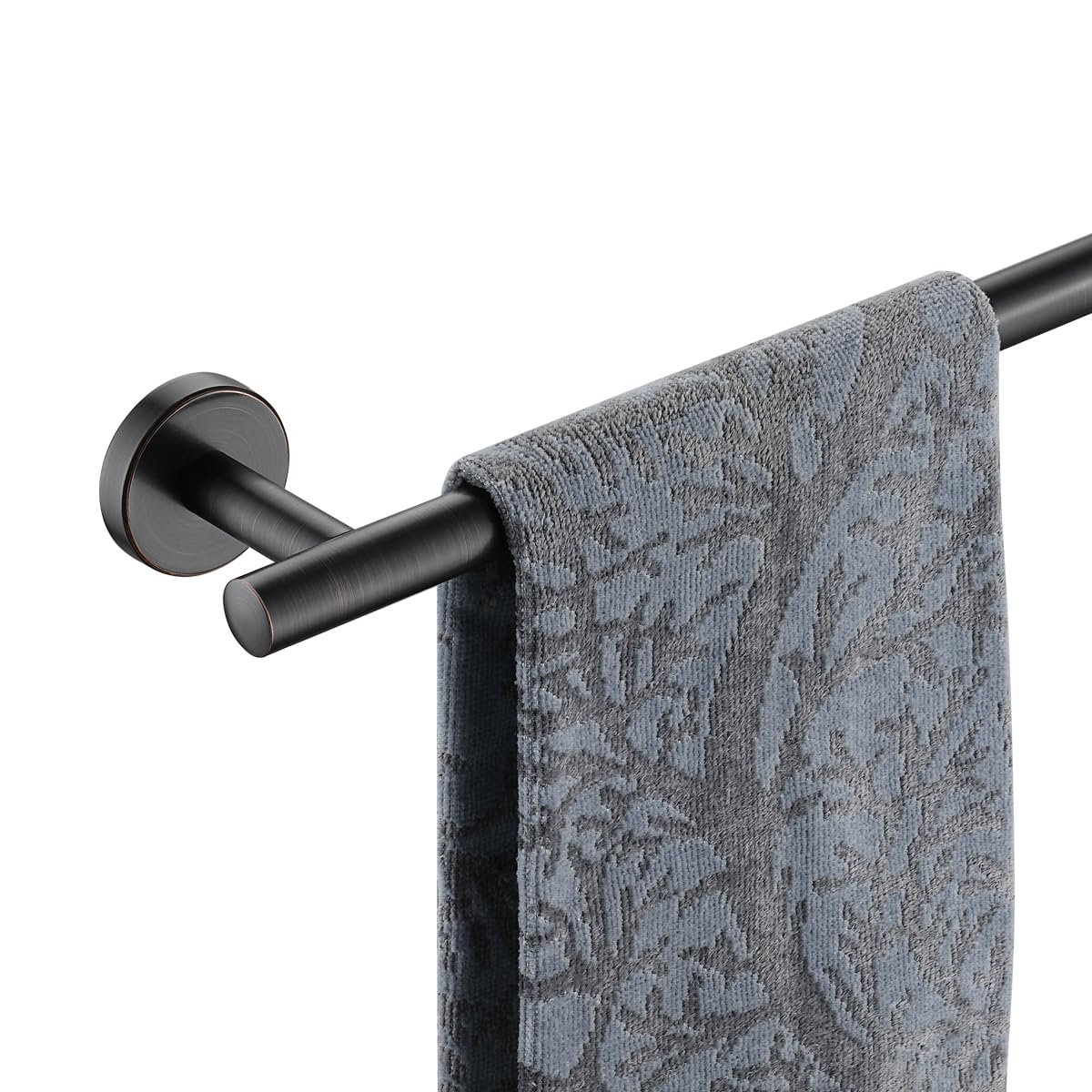 Oil Rubbed Bronze Towel Bar - 18 Inch Heavy Duty 304 Stainless Steel Bathroom Towel Rack (0.8mm Thick, 20.47