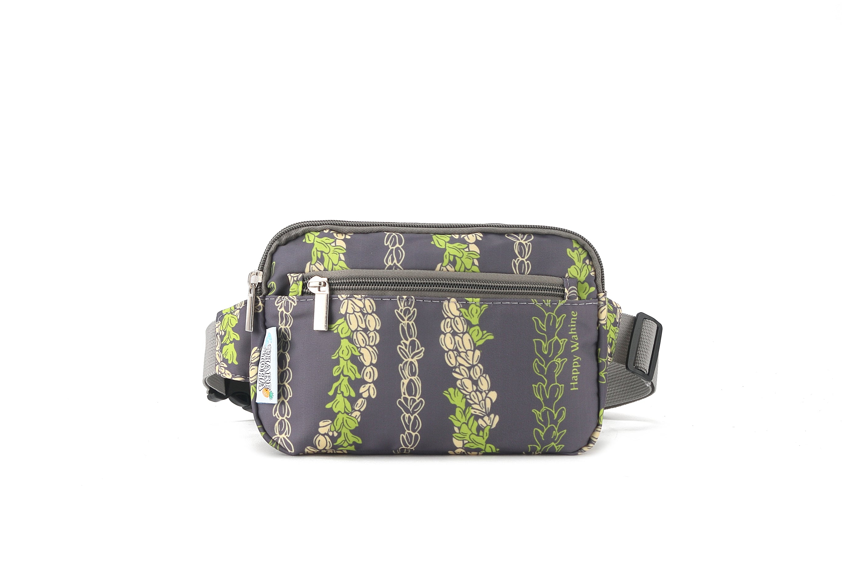 Kasie Pakalana Grey Belt Bag - Waist Pack Fanny Pack for Women & Men - Perfect for Running, Travel, Hiking & Everyday Use