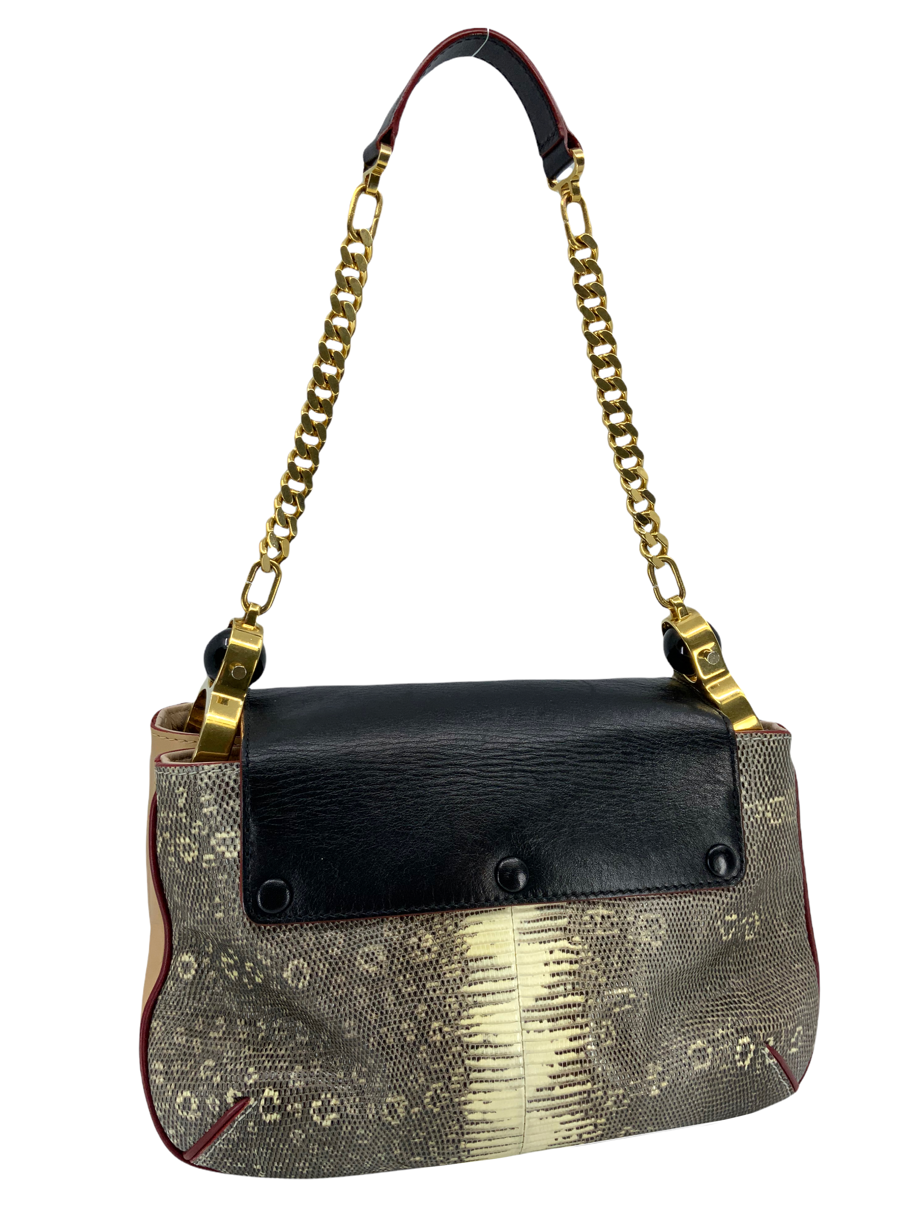 Chloe Amelia Genuine Lizard & Leather Crossbody Shoulder Bag for Women - Elegant Handbag for Work, Travel & Evening Events