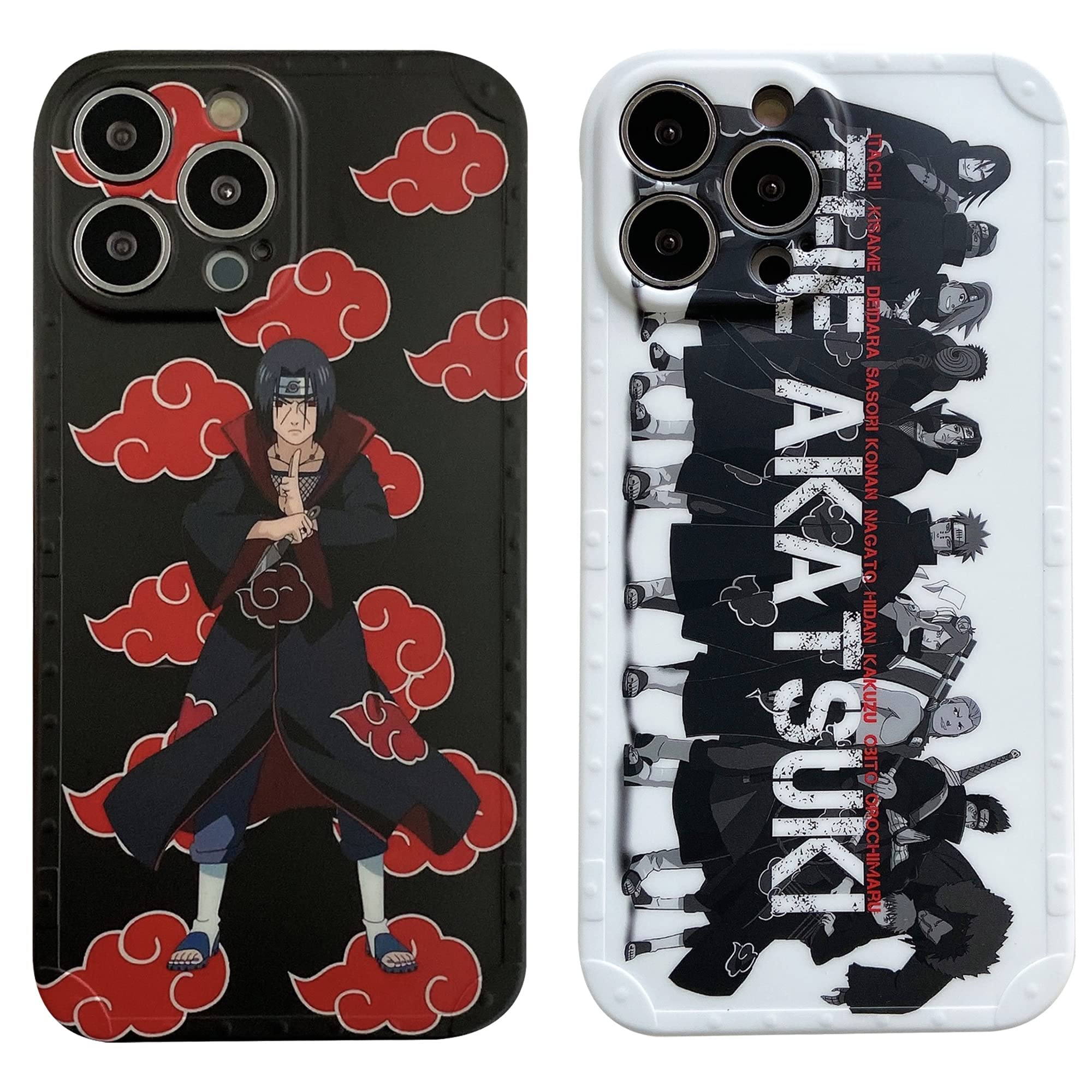 Anime Phone Case Compatible with iPhone 13 - Cute Cartoon Design with Free Keychain - Perfect for Anime Fans, Cosplay, and Daily Use
