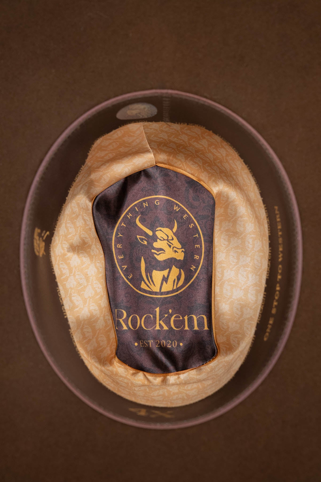 Rock'em 4X Damian Signature Felt Hat for Men - Premium Cowboy Hat for Western Style, Outdoor Rodeo & Country Music Events - Fashionable & Durable Felt Hat for Cowboy Look