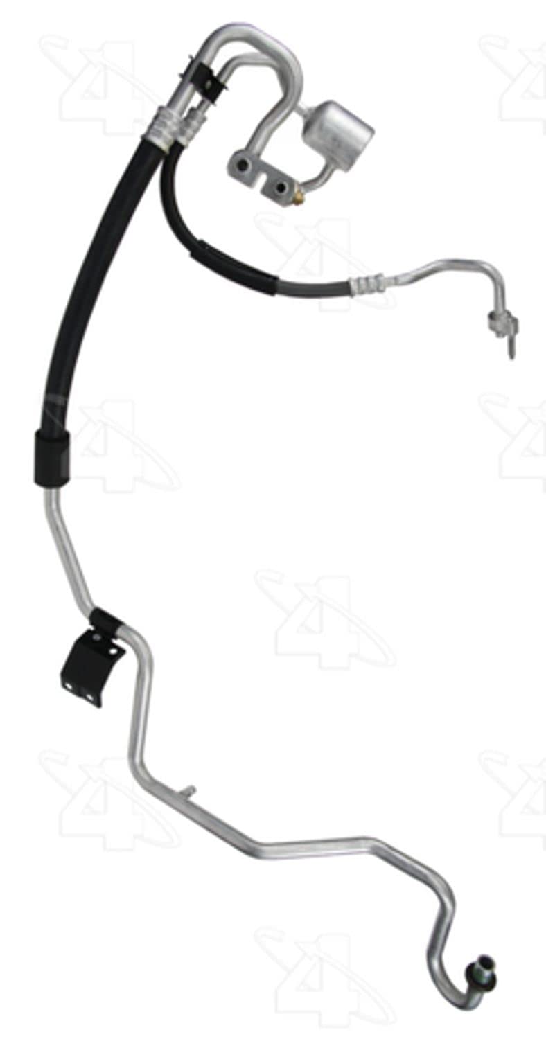 Four Seasons 56051 Discharge and Suction Line Hose Assembly - Heavy Duty AC Refrigerant Hose for Automotive HVAC Systems - Perfect for Car AC Repairs and Maintenance