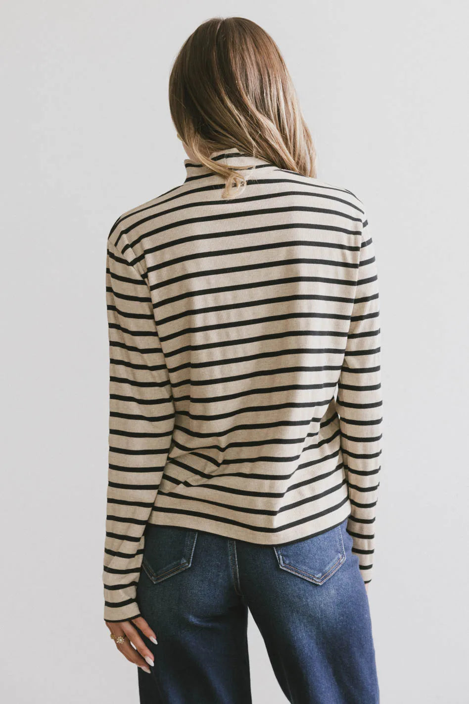 Kess Knit Top in Taupe - Women's Casual Long Sleeve Pullover Sweater | Perfect for Fall & Winter Layering, Office Wear & Weekend Outfits
