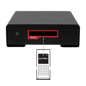 TX-1S SxS Media Reader with Thunderbolt 3 & USB4 Support - 4K/8K Video Transfer for Broadcast, Cinema & Professional Production | Compatible with Sony Studio, Mac Mini & Pro Cameras | Ideal for DIT Workflow, Sports Filming & Music Production