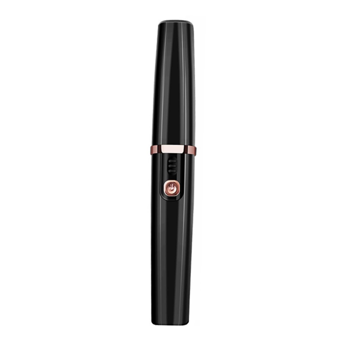 1 PC Electric Eyebrow Trimmer - Rechargeable Eyebrow & Facial Hair Shaver for Women & Men - Painless Hair Remover for Eyebrows, Mustache & Face Grooming - Black ABS Design - Perfect for Travel, Home & Salon Use