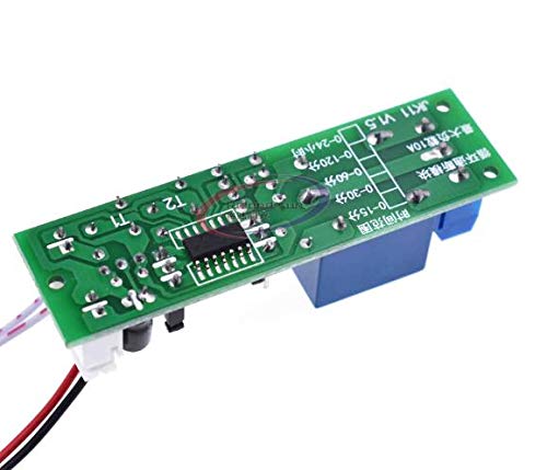 WS16 DC 12V Infinite Cycle Delay Timer Relay Module - Adjustable 0-120 Minutes ON/OFF Loop Switch for Industrial Automation, Home Appliances & DIY Electronics Projects