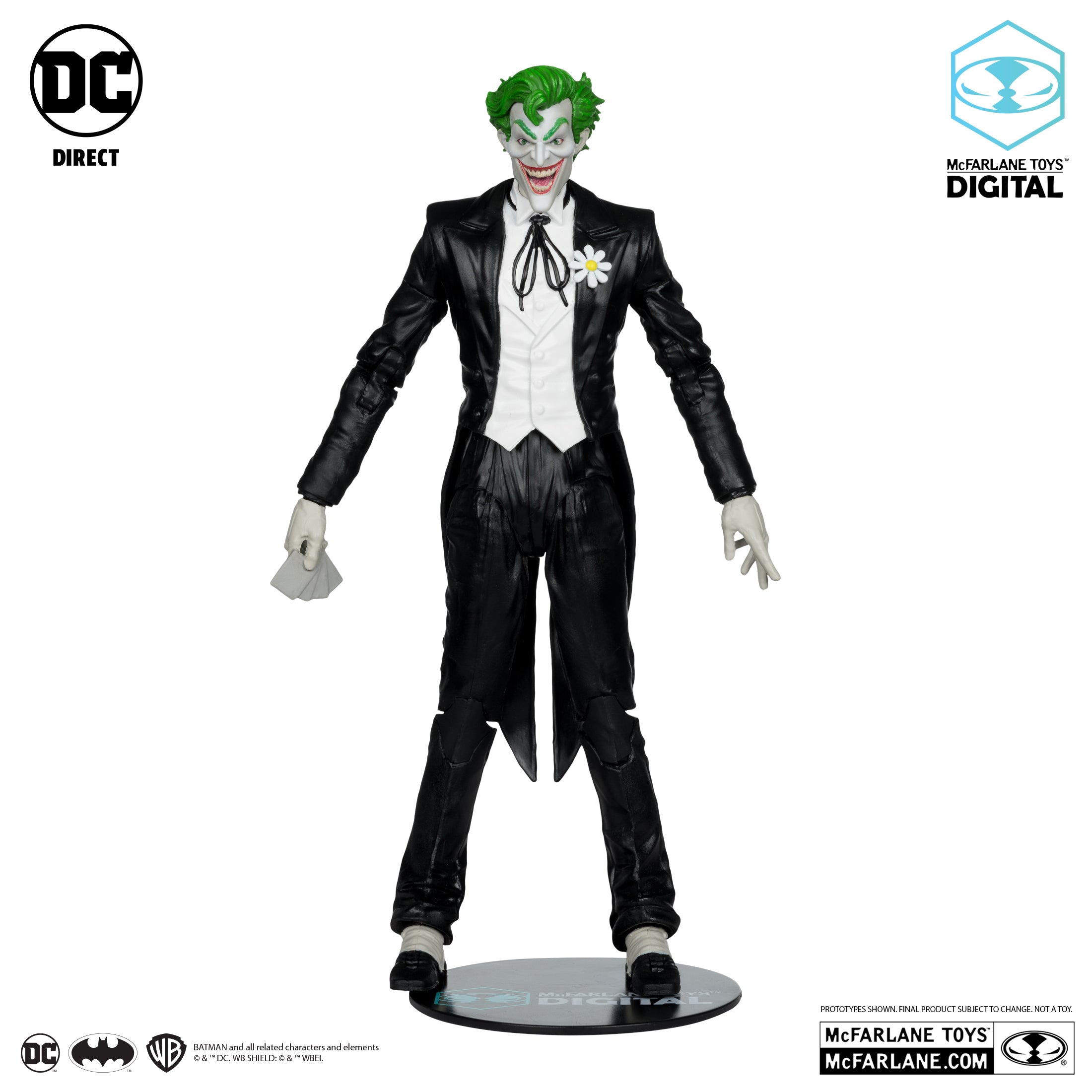 The Joker Silver Age 7 Platinum Edition Collectible Action Figure by McFarlane Toys | DC Comics Superhero Villain Statue | Perfect for Display, Gifts & Comic Book Collections
