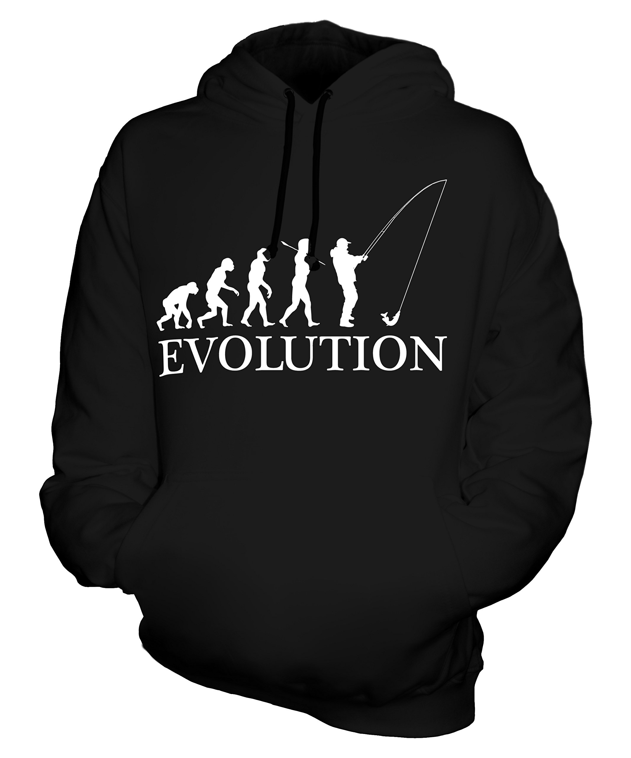 Unisex Angling Evolution Hoodie for Men & Women - Comfortable & Stylish Outdoor Wear for Fishing, Hiking, and Casual Everyday Use