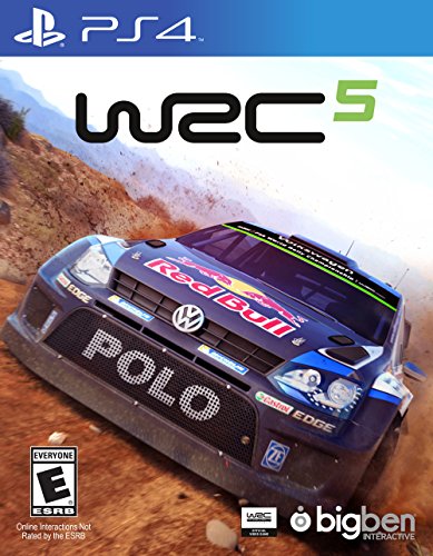 WRC 5 Racing Game for PlayStation 4 - Realistic Rally Simulation - Perfect for Racing Enthusiasts & Competitive Gamers