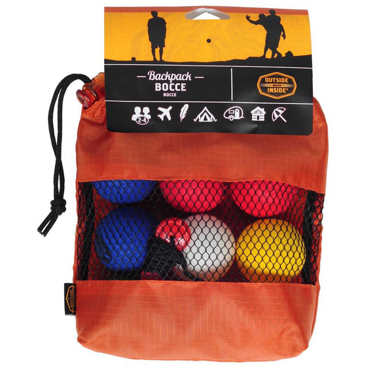Premium Bocce Ball Set with Carrying Backpack - Portable Outdoor Lawn Game for Picnics, Beach, Backyard & Tailgating Parties