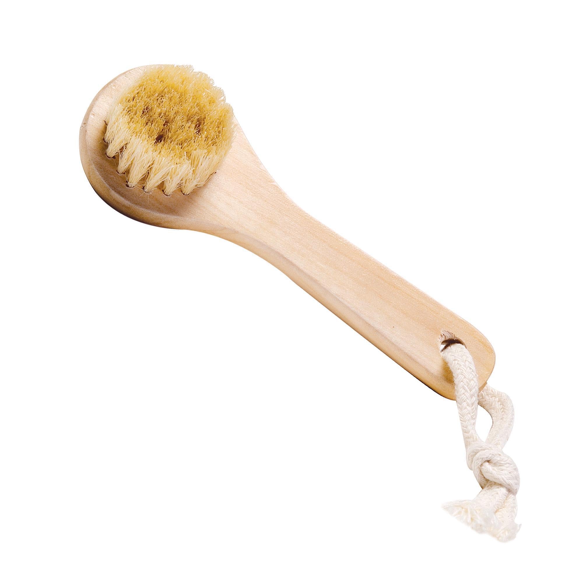 Natural Wooden Facial Brush for Deep Cleansing & Exfoliation - Gentle Skin Care Tool for Daily Use at Home or Spa