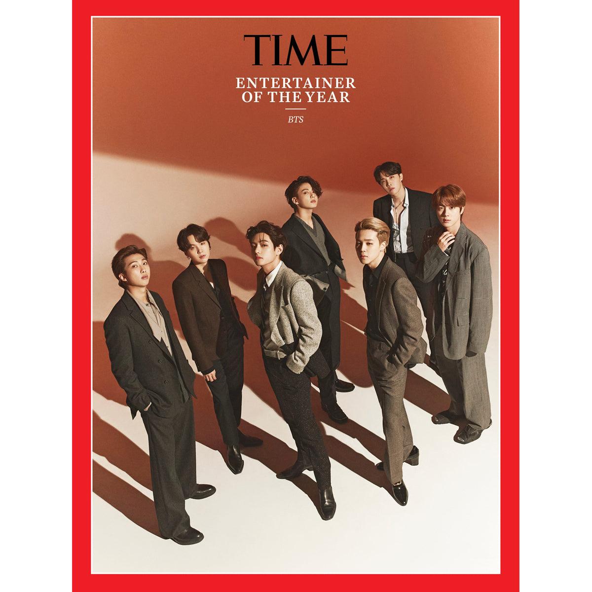 BTS TIME Magazine Entertainer of the Year 2020 Cover Issue - K-Pop Collectible for Fans, Room Decor & Gift Idea for ARMY