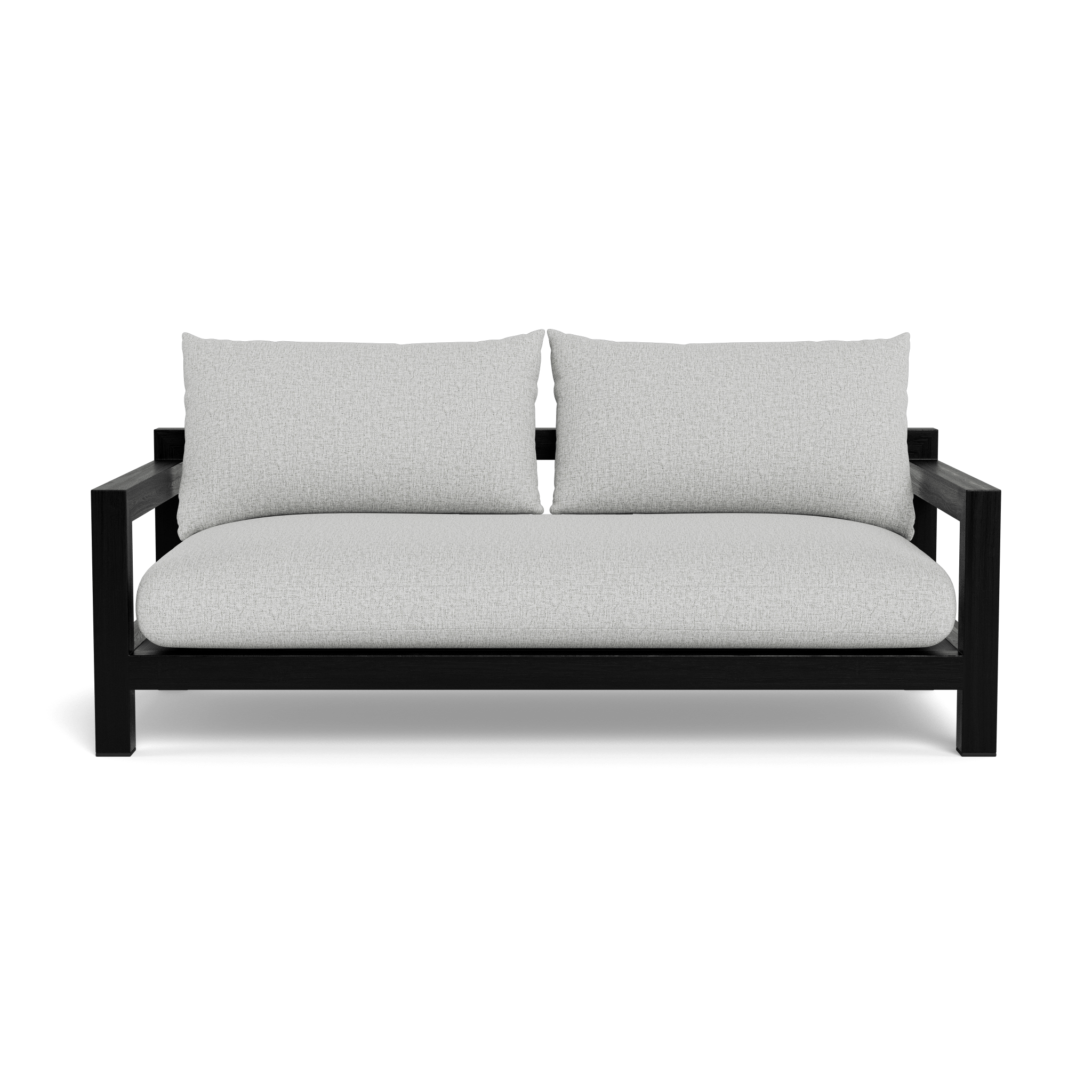 Pacific Teak 2-Seater Sofa - Modern Outdoor Patio Furniture for Garden, Poolside & Backyard Relaxation