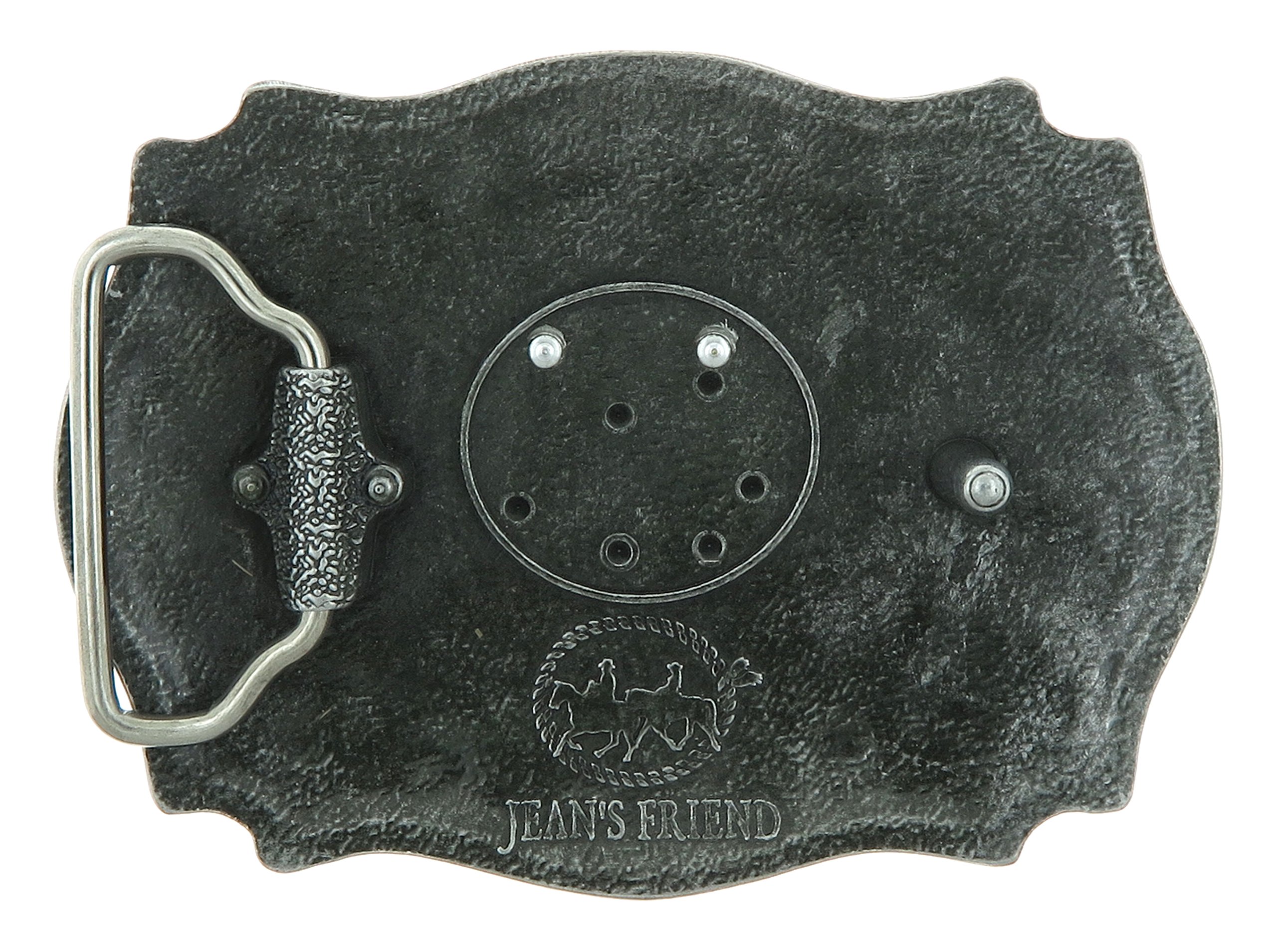 Letter I Western Pattern Cowboy Cowgirl Rodeo Initial Belt Buckle - Perfect for Rodeo Events, Country Weddings & Western Fashion Accessories