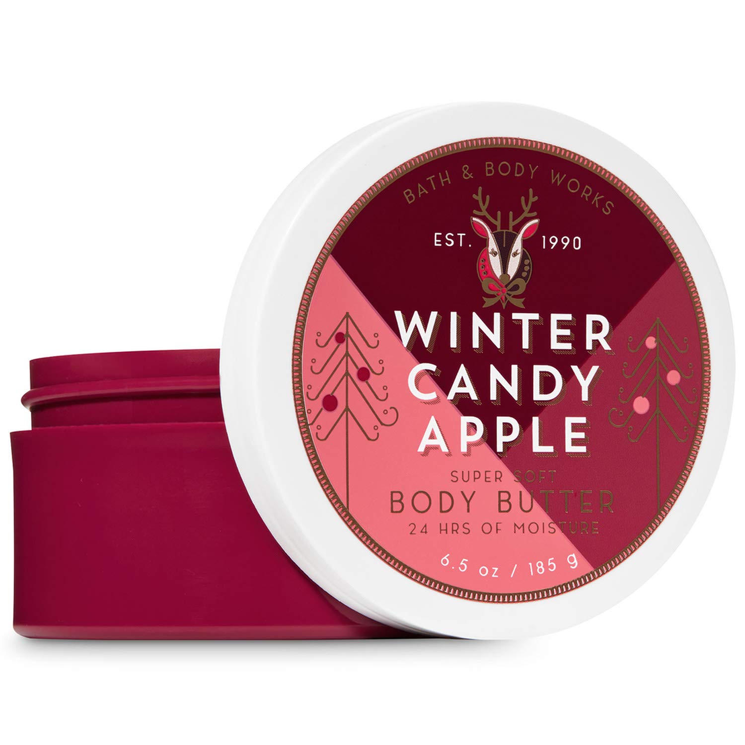 Bath & Body Works Winter Candy Apple Super Soft Body Butter - 6.5 oz Moisturizing Lotion for Dry Skin | Perfect for Winter Hydration & Gift Giving