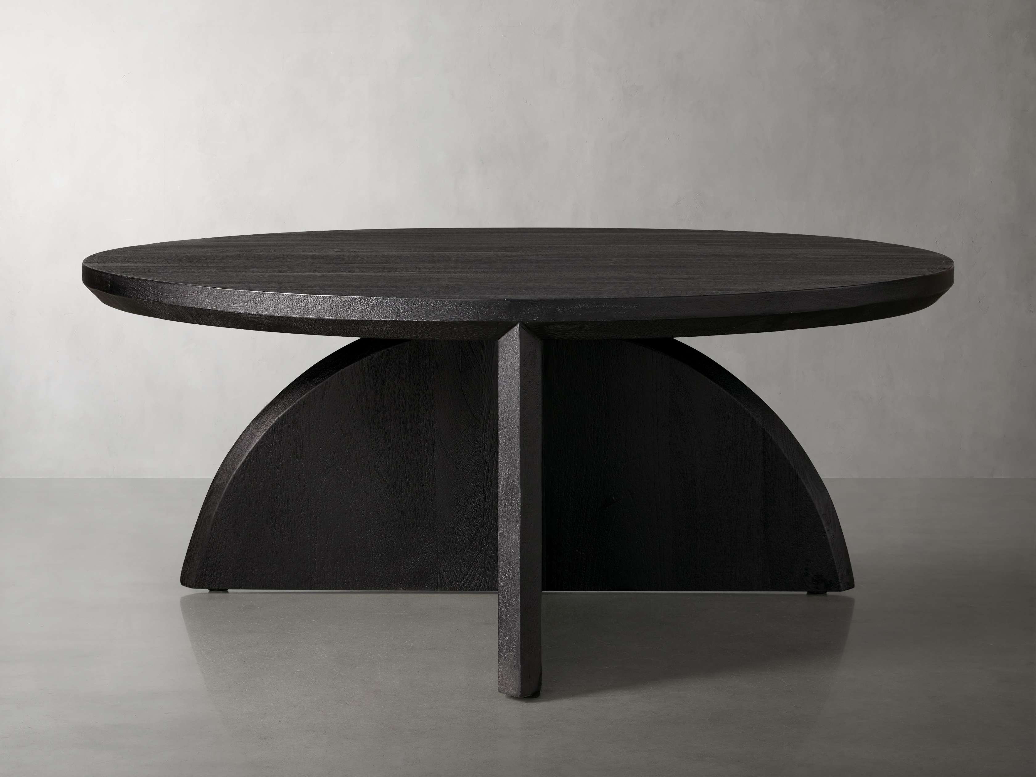 Modern Calderone Coffee Table - Mid-Century Style Wooden Living Room Center Table for Home Decor & Entertaining