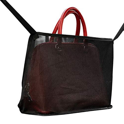 Car Seat Back Organizer - Mesh Storage Net for Purse, Phone & Documents - Perfect for Car & Dog Barrier