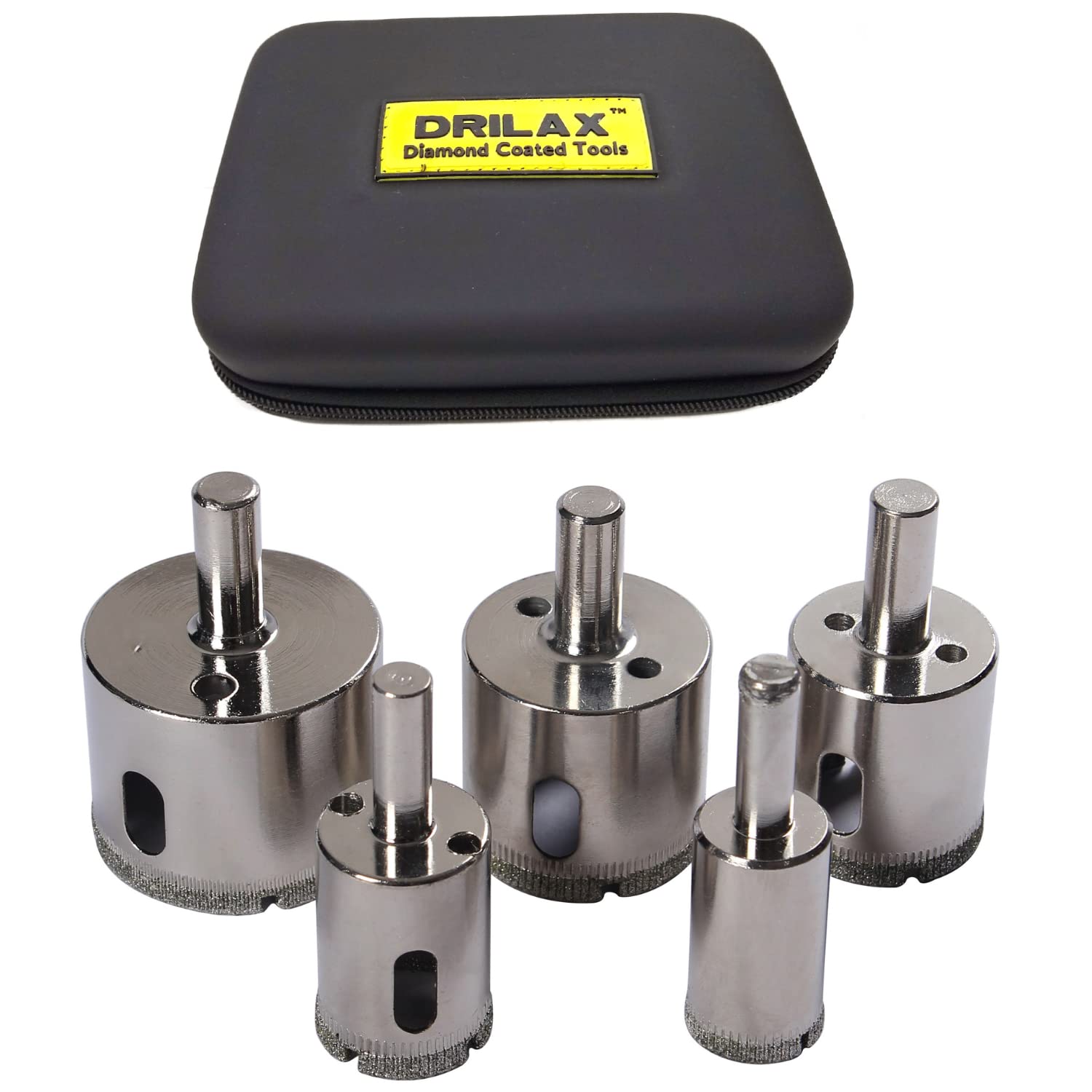 Drilax Diamond Drill Bit Set - 5 Pcs (3/4