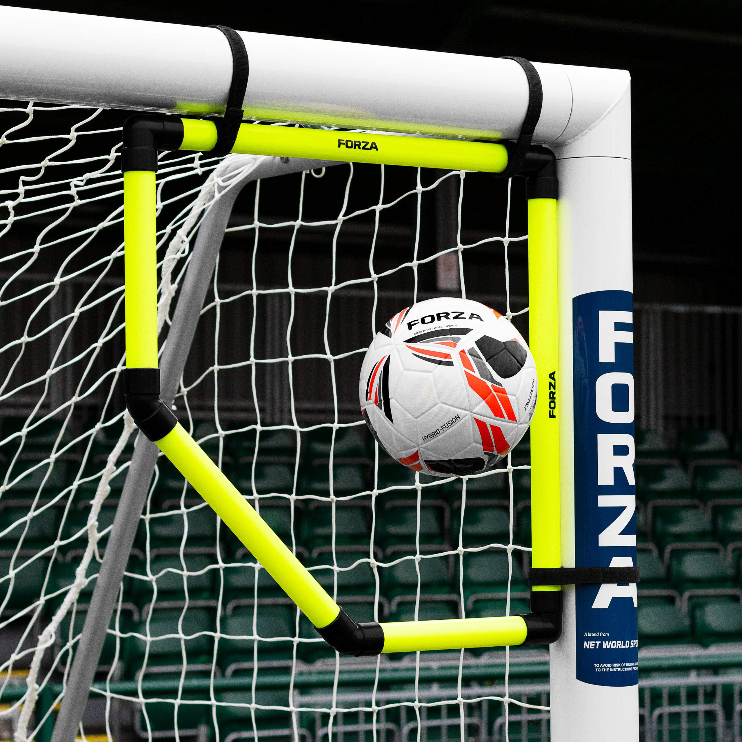FORZA Top Bins Soccer Goal Corner Target - Professional Soccer Training Equipment for Kids & Adults | Improve Shooting Accuracy | Perfect for Backyard Practice, Team Drills & Coaching Sessions