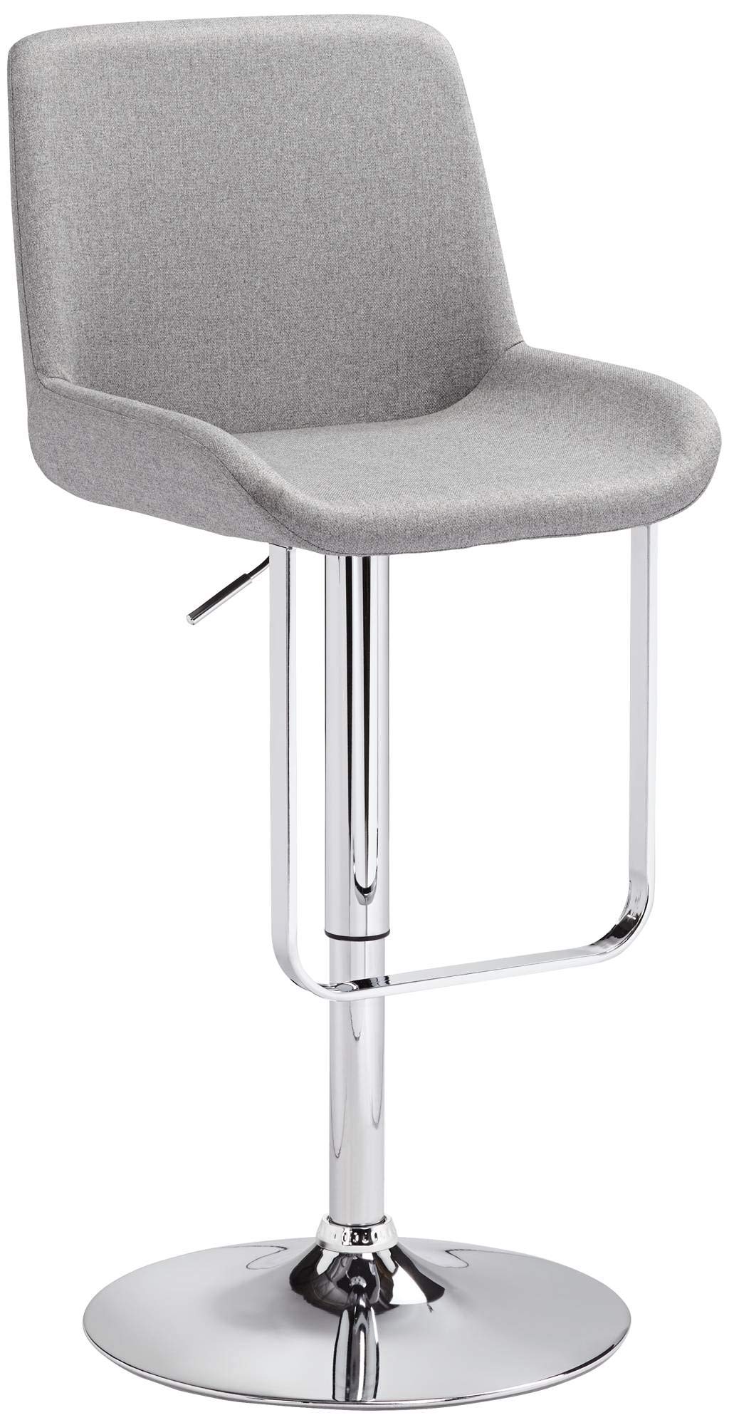 Vanguard Chrome Metal Swivel Bar Stool - 32.5