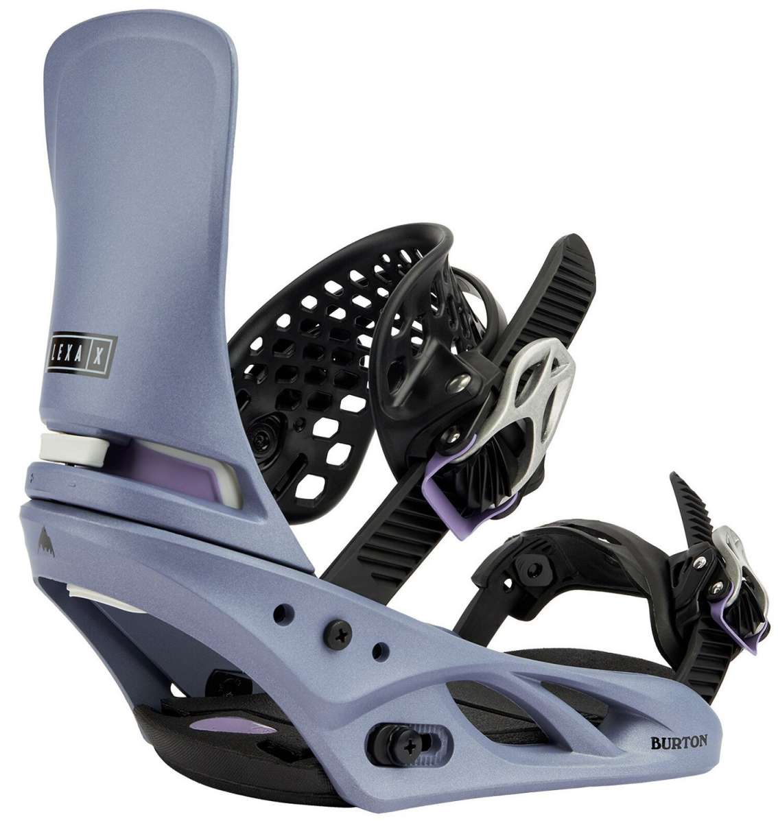 Burton Women's Lexa X Snowboard Bindings 2022 - Lightweight & Responsive Snowboard Bindings for All-Mountain Riding | Perfect for Freestyle & Powder Snowboarding