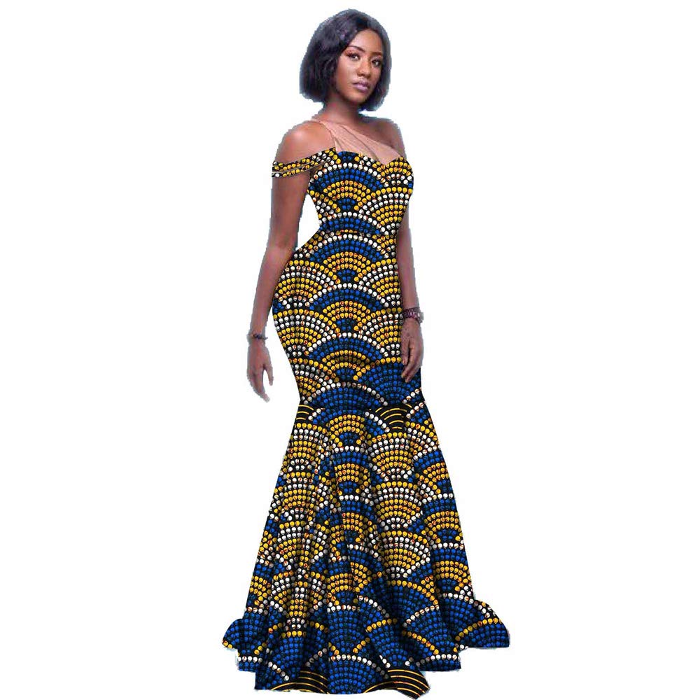 Stylish African Wax Print Dresses for Women - Ankara Mermaid Long Dresses & Casual Dashiki Party Wear | Perfect for Weddings, Cultural Events & Night Out