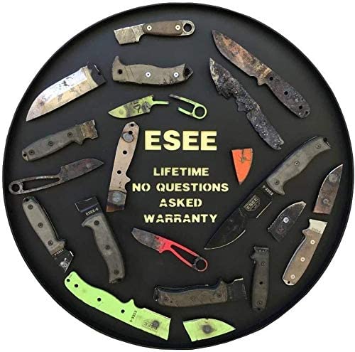 ESEE Izula Fixed Blade Knife - Stainless Steel Survival Knife with Micarta Handle - Perfect for Camping, Hiking & Outdoor Adventures