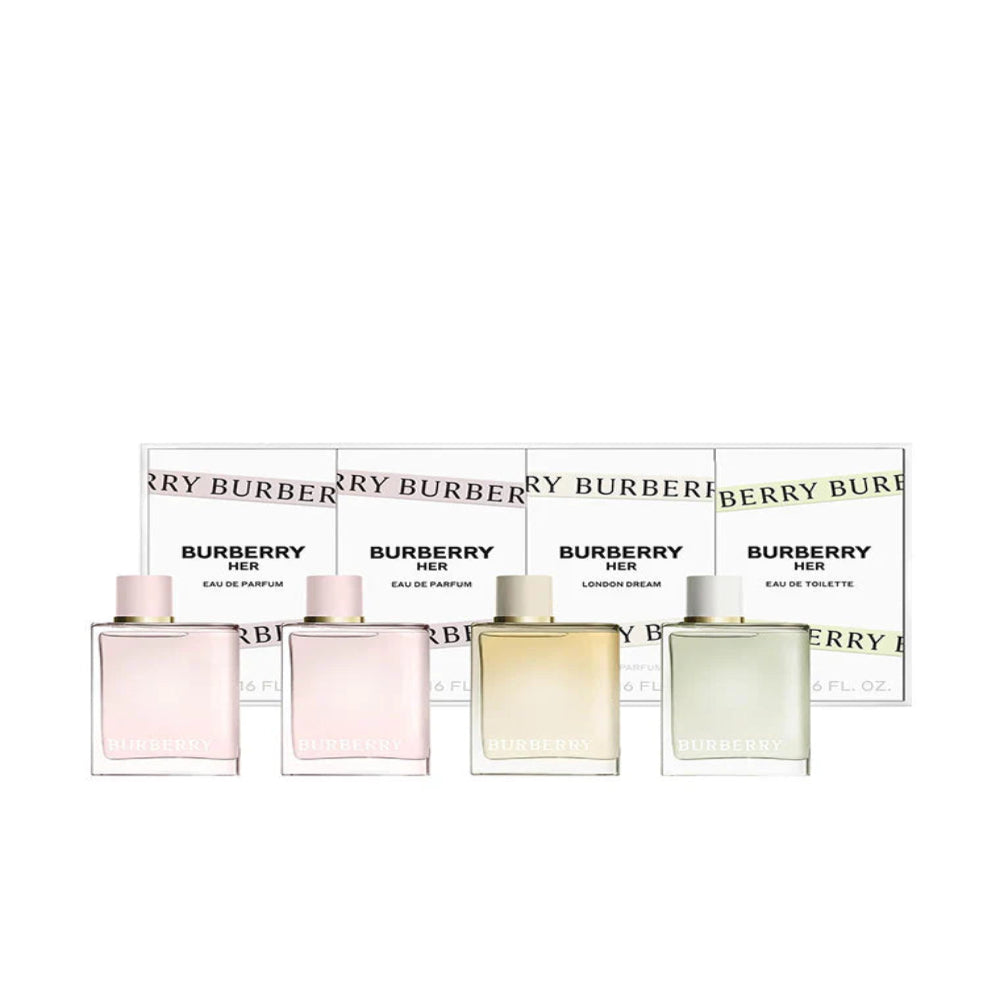 Mini 4 Piece Eau de Parfum Set - 5ml Travel Size Perfume Bottles for Women & Men - Perfect for Purse, Gym Bag & On-the-Go Fragrance Touch Ups