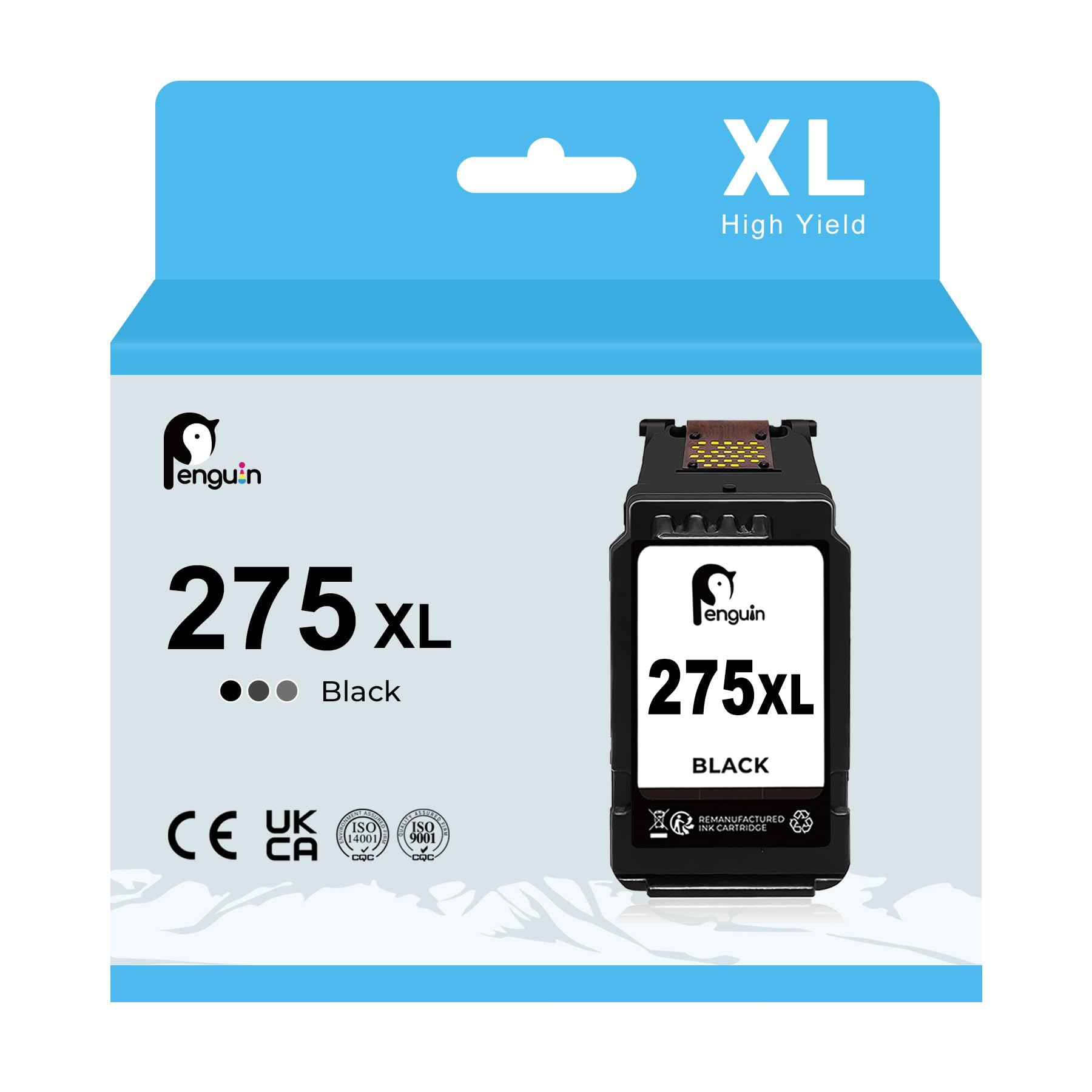 Canon PG-275XL Black Ink Cartridge - High Yield for PIXMA Printers - Home & Office Use