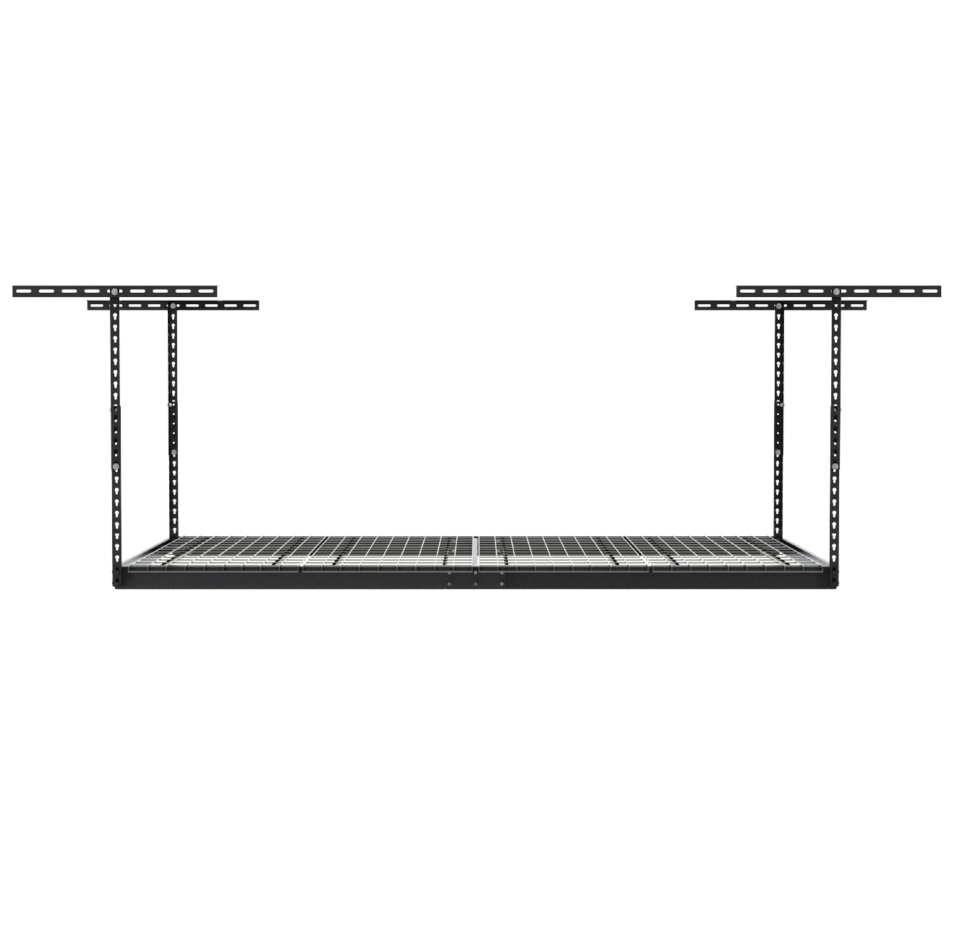 MonsterRax Overhead Garage Storage Rack - 4ft x 8ft Adjustable Ceiling Shelving System for Garage Organization (12