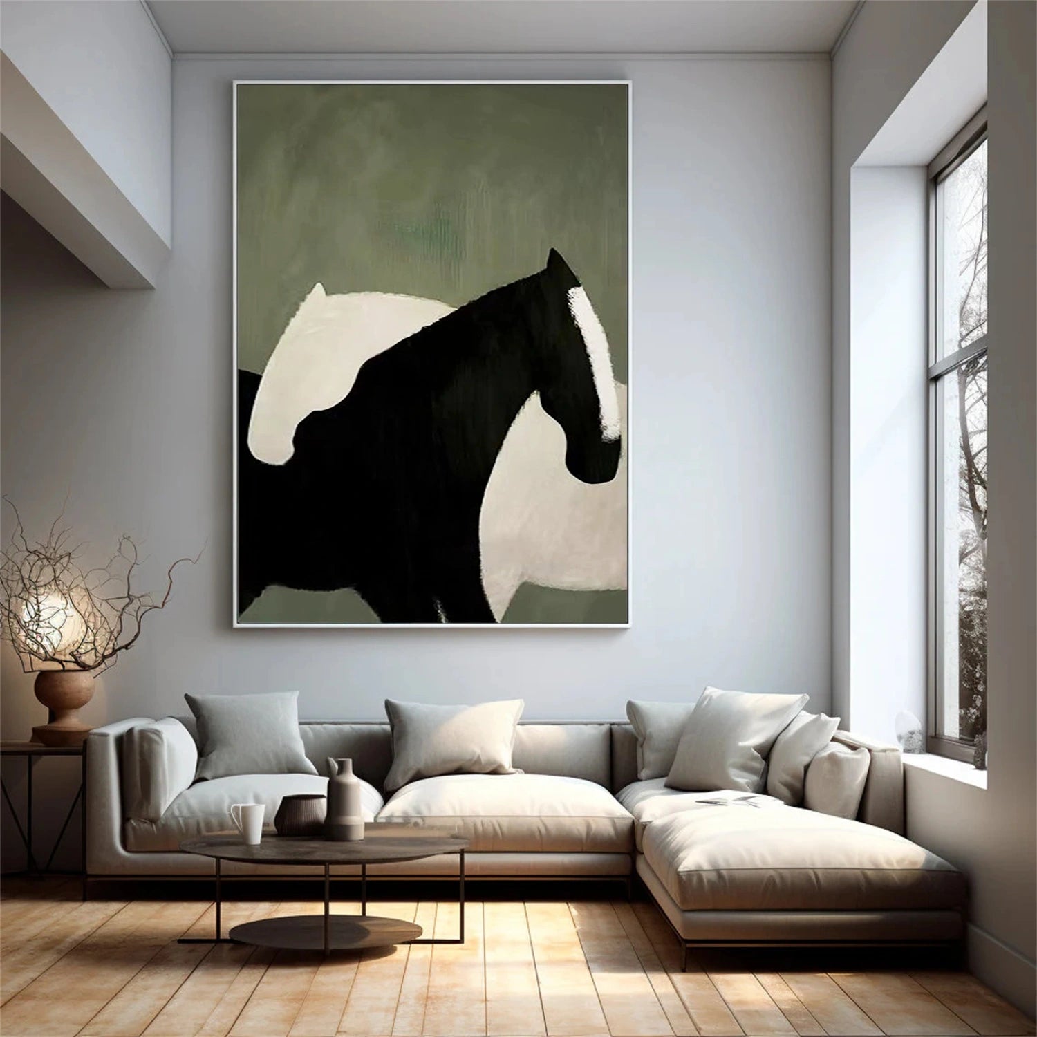 Animal Art Painting #AP033 - Handmade Wildlife Canvas Art for Home & Office Decor - Perfect for Living Room, Bedroom, or Gift